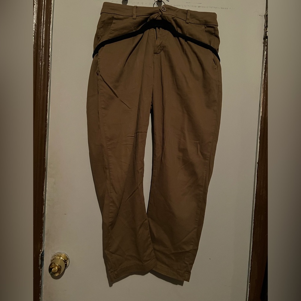 Zara high waisted pleated pants